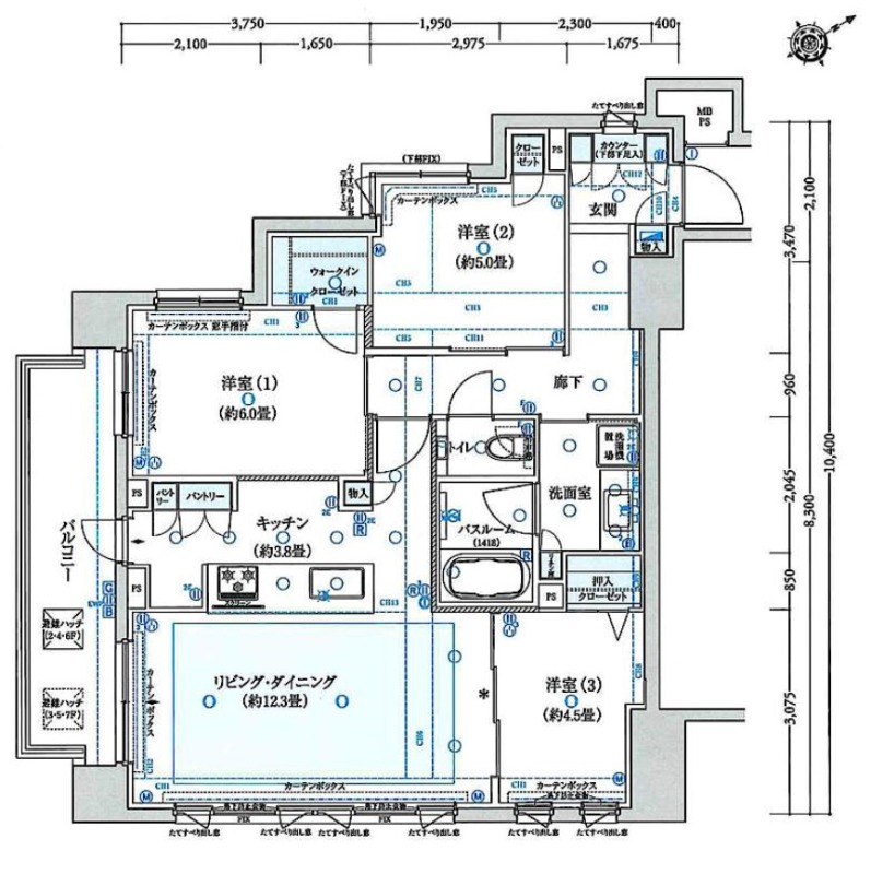 クリオ杉並高井戸3階 間取