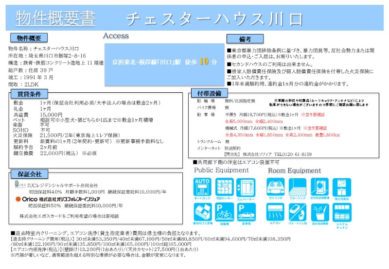 チェスターハウス川口3階 部屋その他