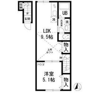 リオン・ドール203号室 間取