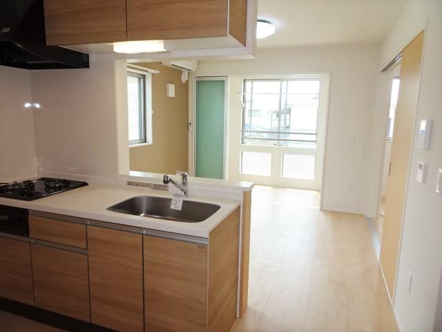 （仮称）小田原市中町アパート新築工事203号室 リビング（イメージ）