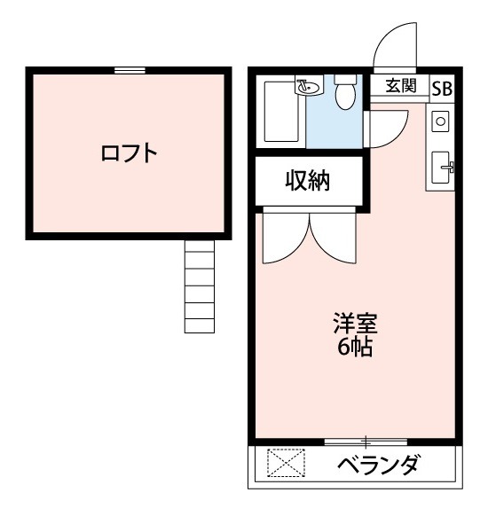 カスティル三園3階 間取