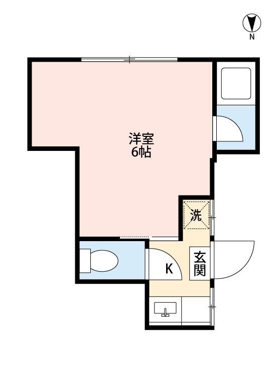 田中ハウス102号室 間取