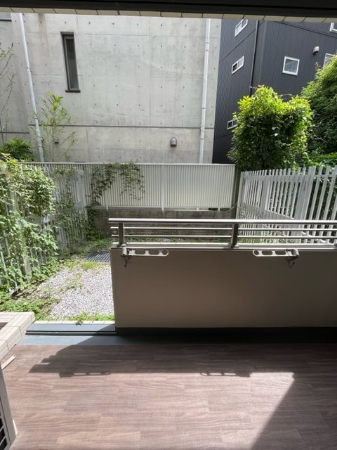 レジディア赤坂1階 バルコニー