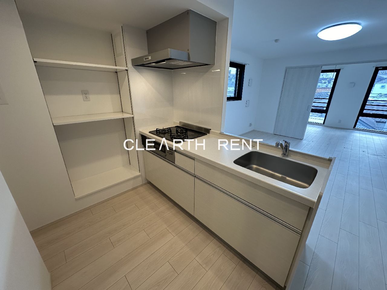 ＧＲＡＮ ＰＡＳＥＯ三宿Ⅱ 開放的なオープンキッチン