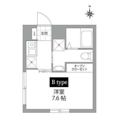 カーサピアッツァ新宿西落合3階 間取り図