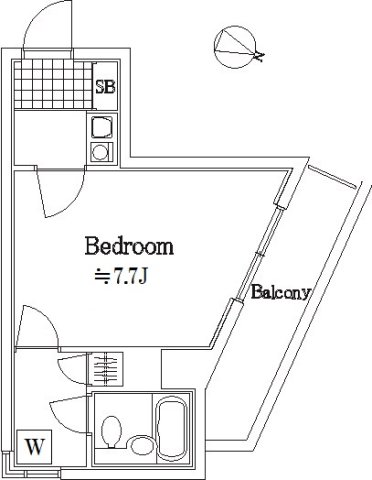 横浜南ダイカンプラザＣｉｔｙ307号室 間取