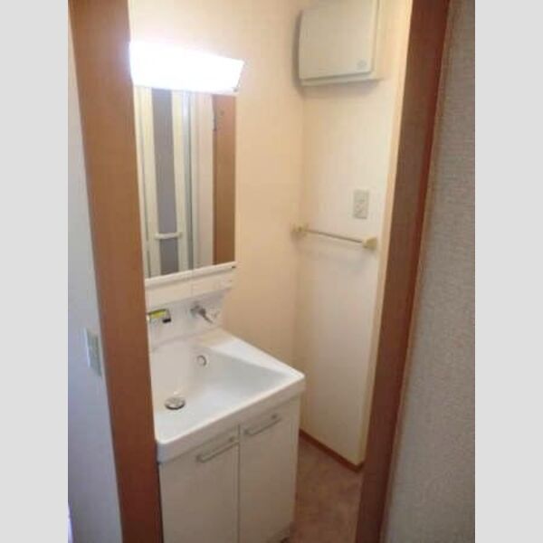 ベルドール203号室 洗面所【洗髪洗面化粧台】