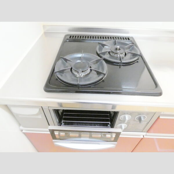 コンフォール103号室 グリル付き二口ガスコンロ