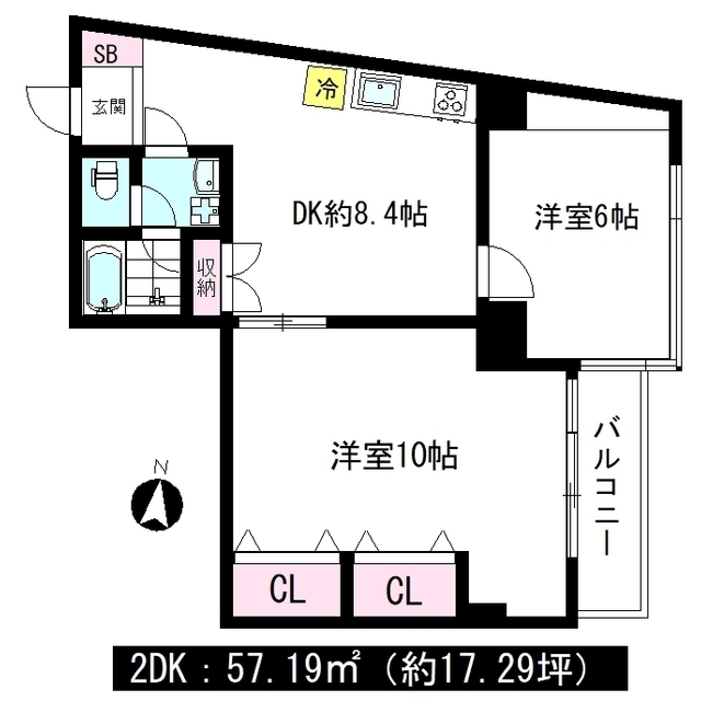 エミネンスイン三鷹901号室 間取
