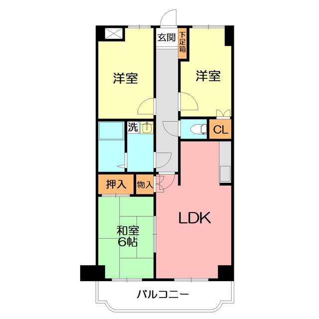 カサグランデ湘南303号室 間取