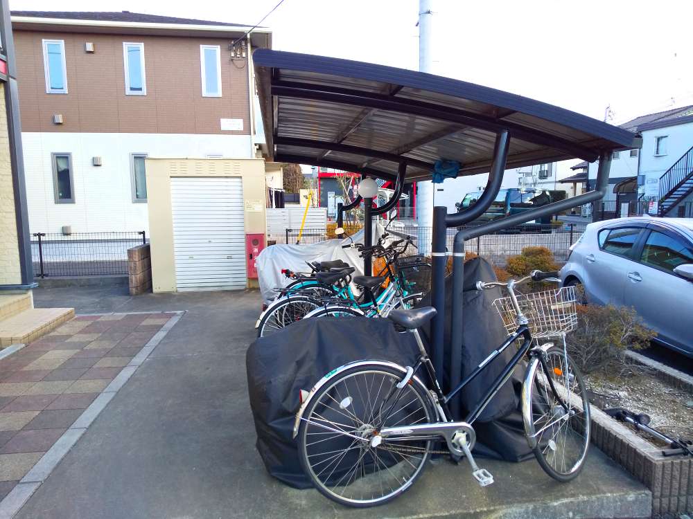 レオパレスラップウィング207号室 駐輪場