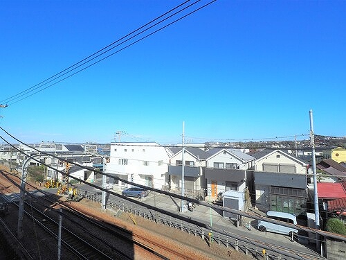 江ノ島シーサイドマンション3階 バルコニーからの眺望