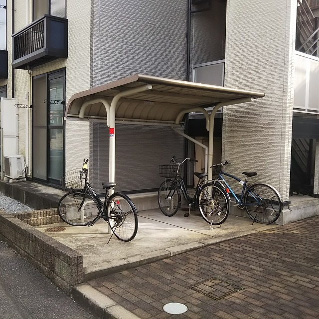 レオパレスエムワン104号室 駐輪場完備