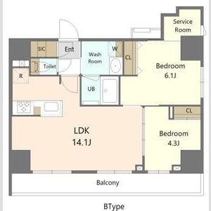 Alivis東京尾久601号室 間取