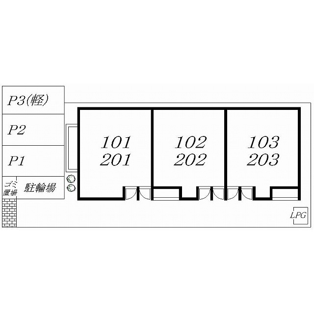 アムール　東領家 外観