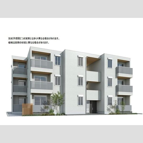 セレスティア綾瀬104号室 ※完成予想図につき、実物とは多少異なる場合があります。