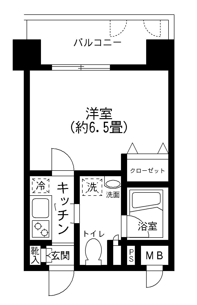 プライムアーバン田町206号室 ★間取り図★