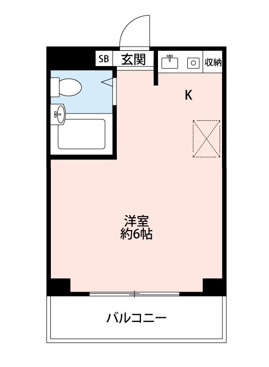 プチハビタナカヤ4階 間取