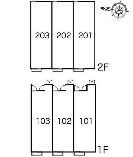 レオパレスアールスコート201号室 部屋その他