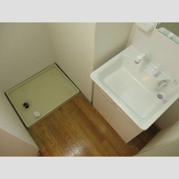 フェニックスA102号室 洗髪洗面化粧台、室内洗濯機置場