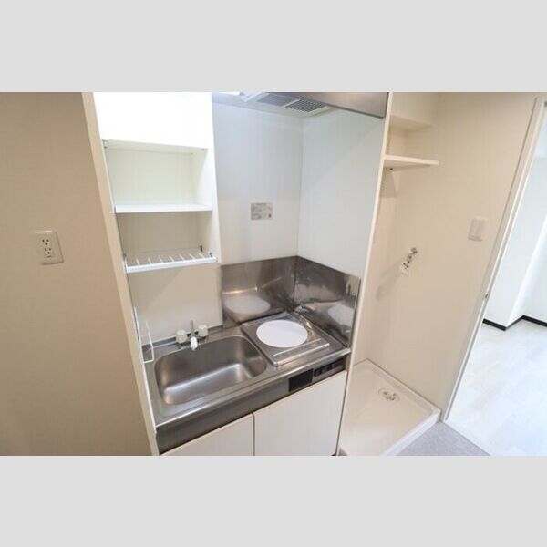 コンフォール小泉212号室 キッチン　IH1口コンロ