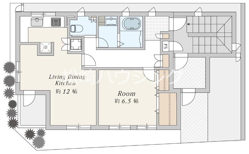 ＴＹ　ＨＯＵＳＥ1階 間取