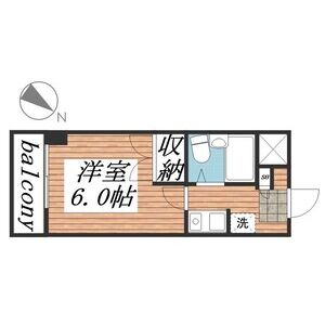 ロックグランデ船橋0201号室 間取