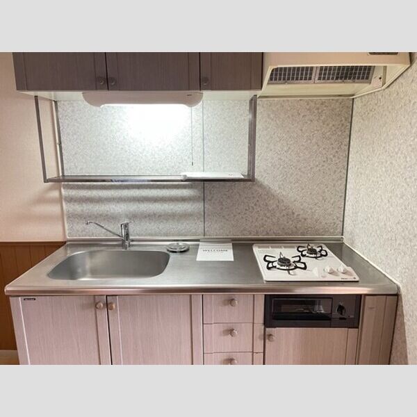 フレマリール鎌ヶ谷　B キッチン　2口コンロ