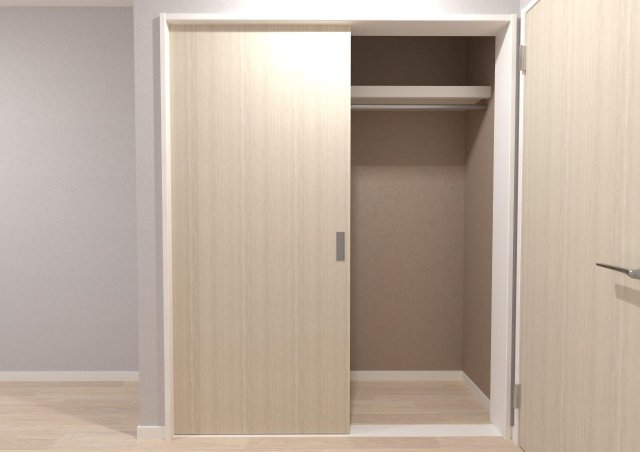 MOK-TERRACE　AOI01号室 使う場所の近くにある、分散型収納。　暮らしを整える収納。