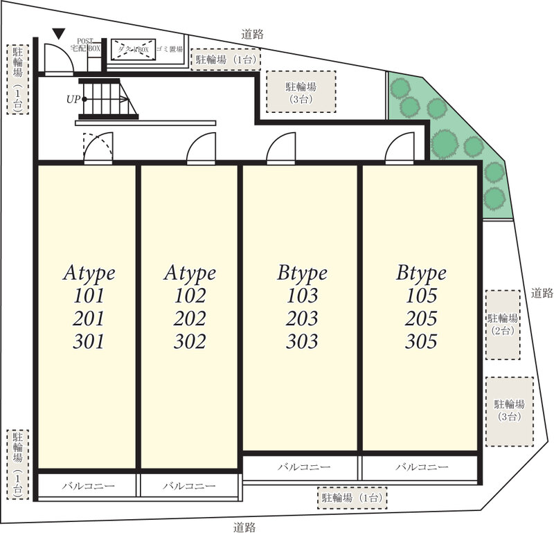 リブリ・デア・メルツ1階 部屋その他