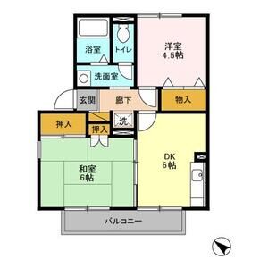 ボナール1996203号室 間取