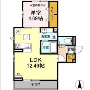 ボナール103号室 間取