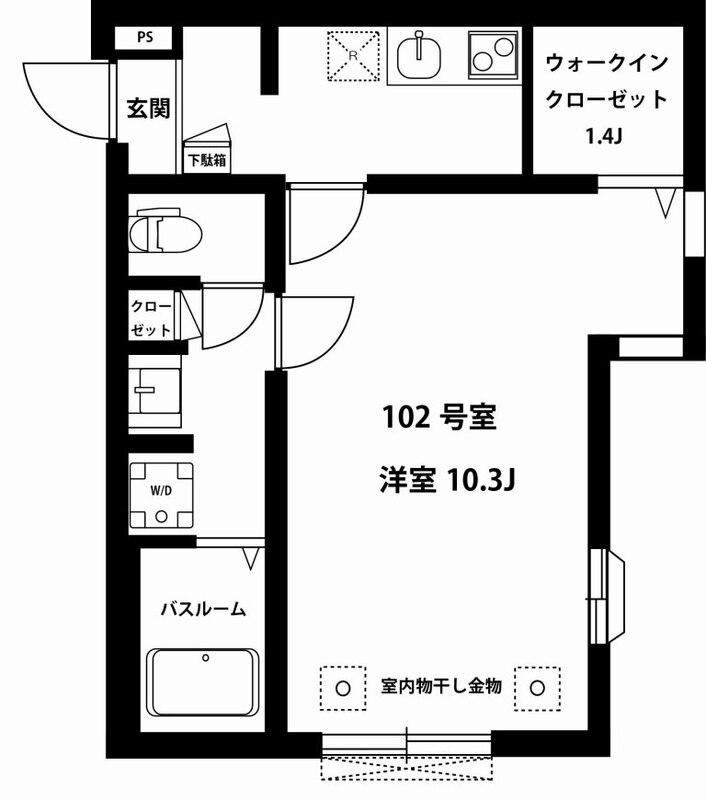 デルフィーノ1階 部屋その他