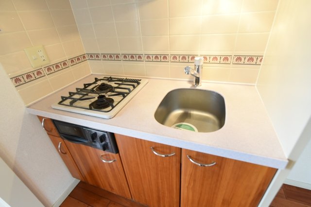 クラース哲学堂公園 システムキッチン（2口ガスコンロ・グリル付）