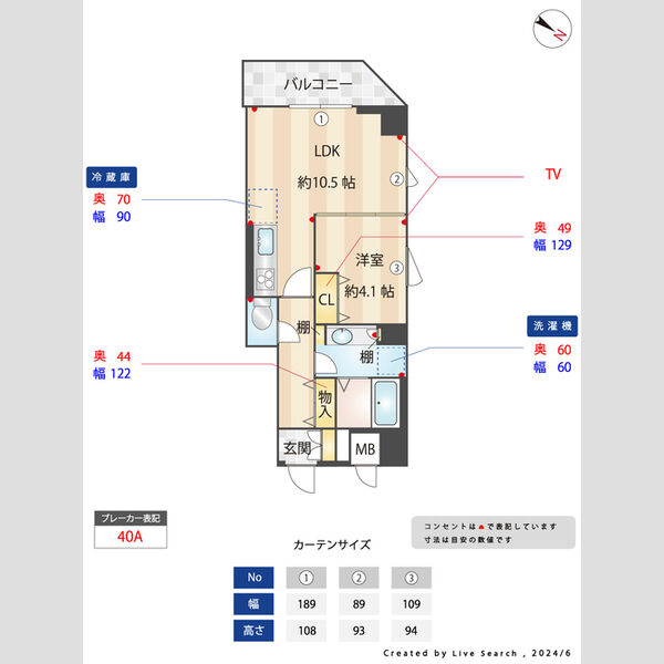 GRAN COURT YONO0505号室 同建物別部屋の参考画像