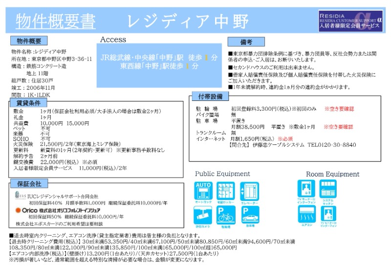 レジディア中野9階 部屋その他