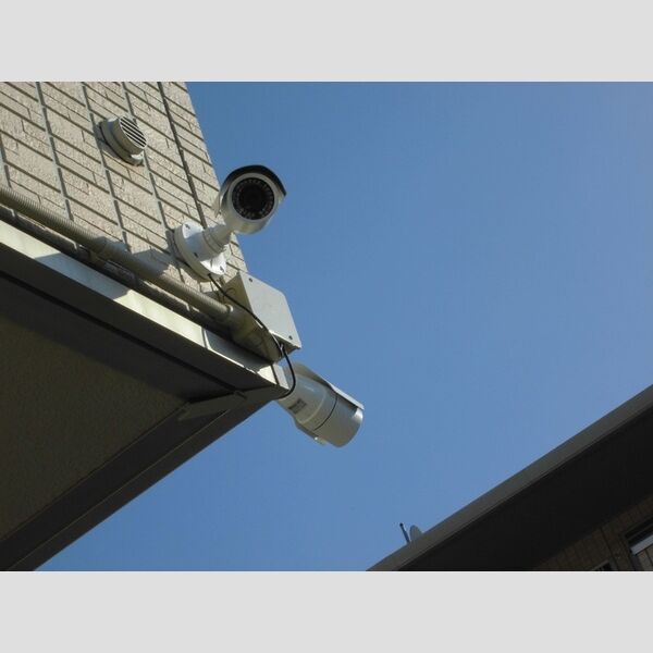 オルテシア　Ⅰ 敷地内、防犯カメラ設置