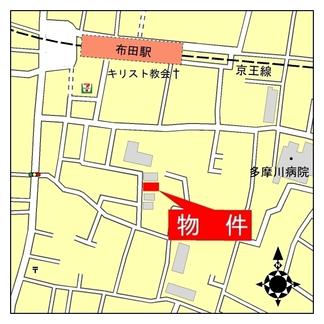 レジデンス拾番館102号室 外観