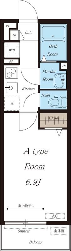 リブリ・ソレイユ長後2階 間取