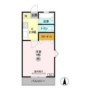 ガーデンハイツ105号室 間取