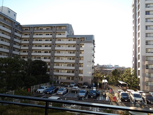 ビュープラザセンター北３ー８号棟2階 バルコニーからの眺望