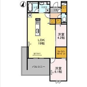 Belleville桜木町203号室 間取