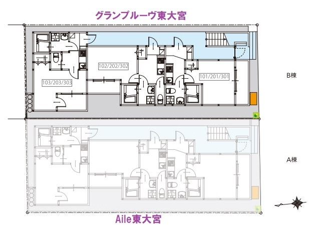 グランプルーヴ東大宮1階 部屋その他
