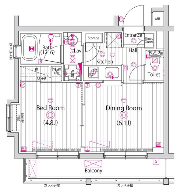 ガーラ・ヒルズ氷川台2階 カウンターキッチン★