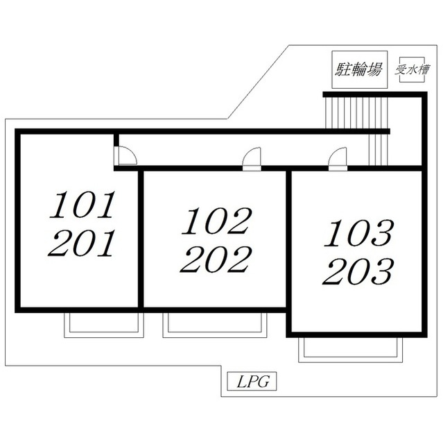 アムール 大倉 外観