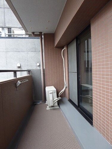 ライオンズステージ麻布9階 バルコニー　※前回募集時2022年7月撮影の写真