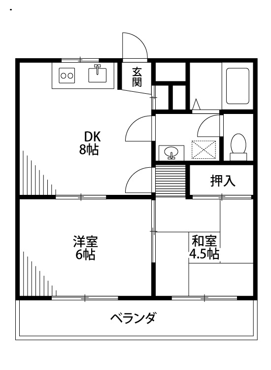 フォーリスト21305号室 間取