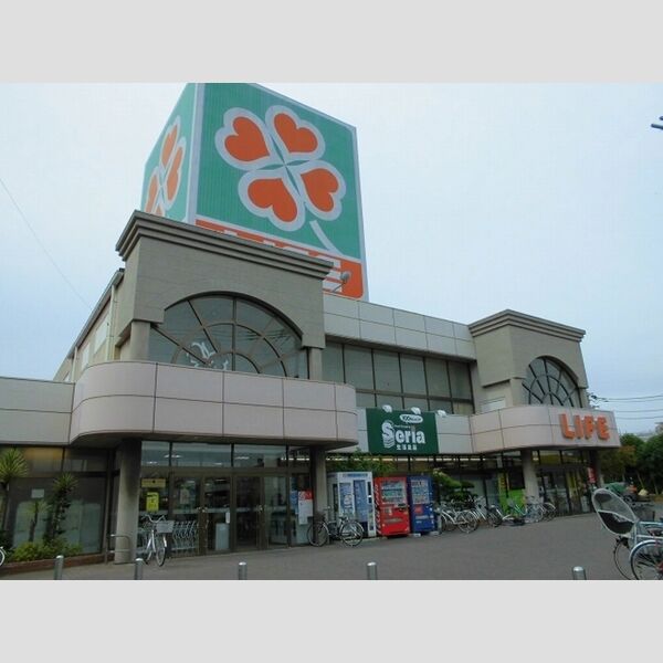 ルーヴ202号室 ライフ三郷高洲店まで約1,109m