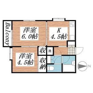 ジュネパレス柏第770402号室 間取