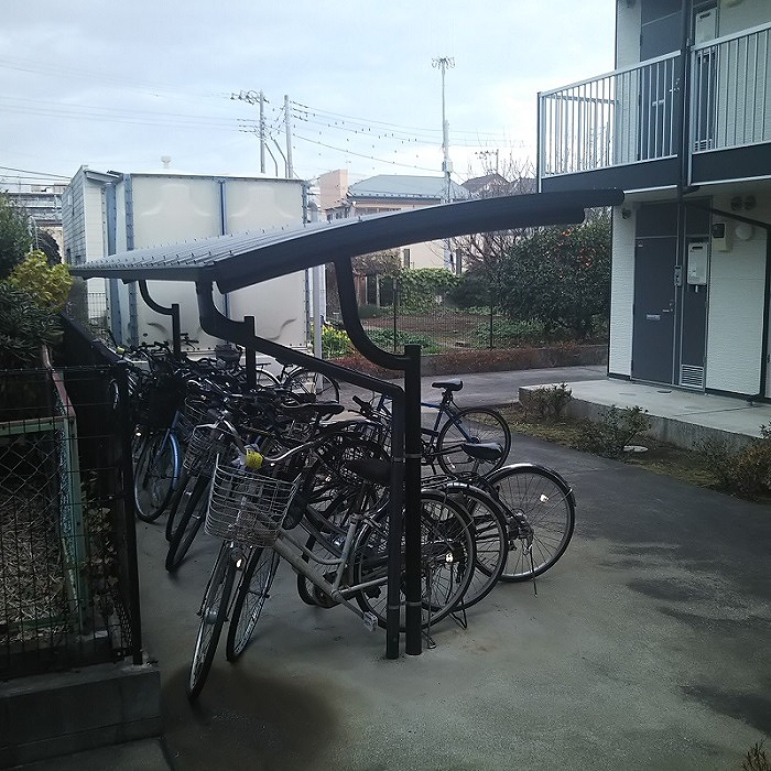 レオパレスカミーリア302号室 駐輪場完備